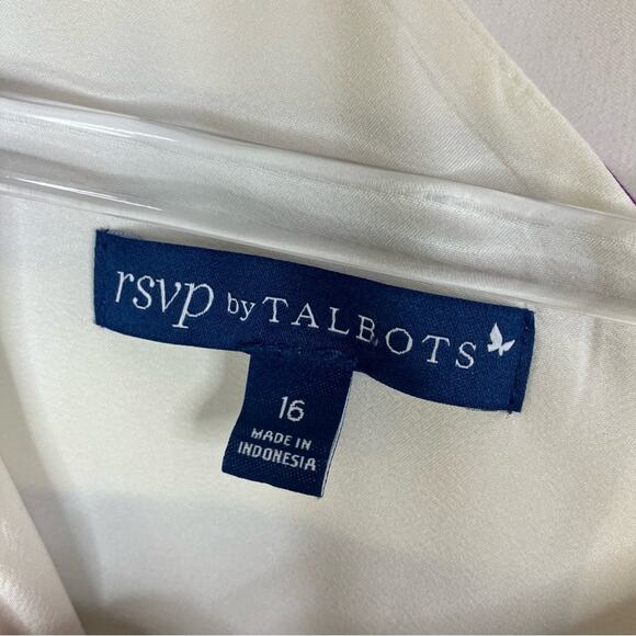 Talbots RSVP Striped A-Line Pleated Sleeveless Dress Womens Plus Size 16 - Picture 4 of 7